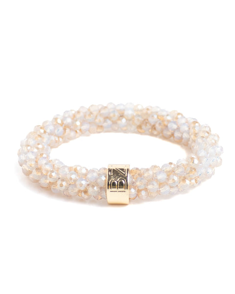 BEADZ - White Pearl (RVS gold)