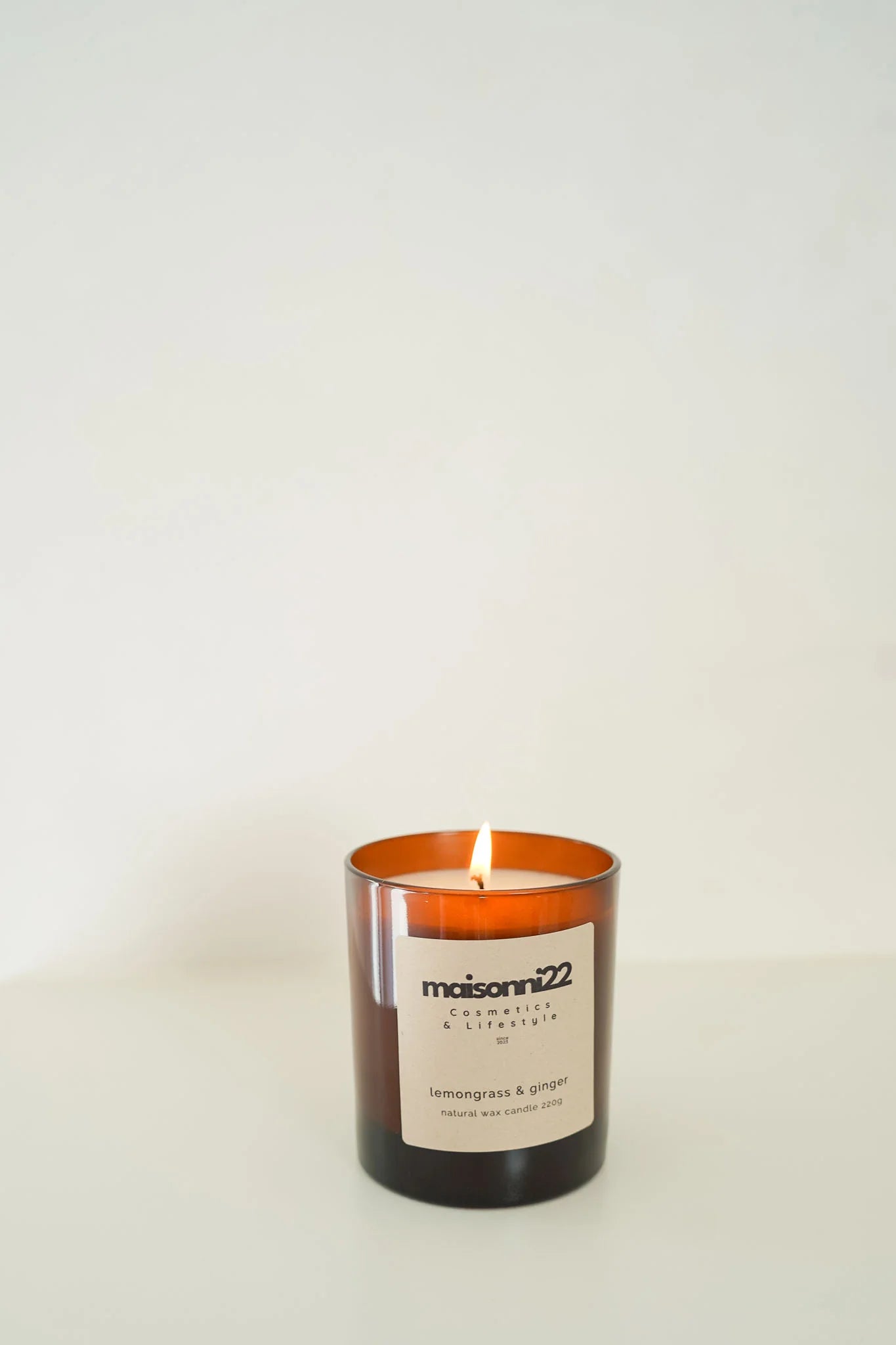 Luxury Candle - Lemongrass & Ginger (220 g)