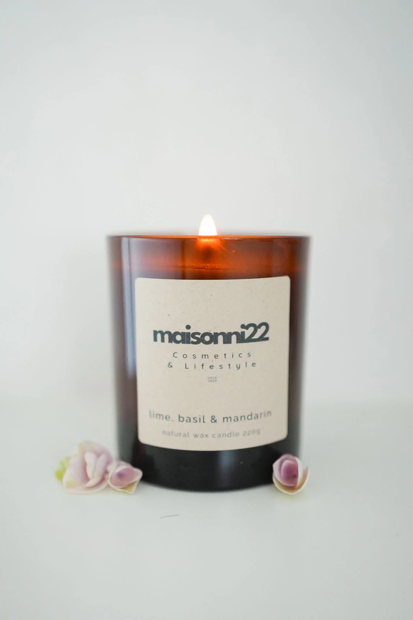 Luxury Candle - Lime, Basil & Mandarin (220 g)